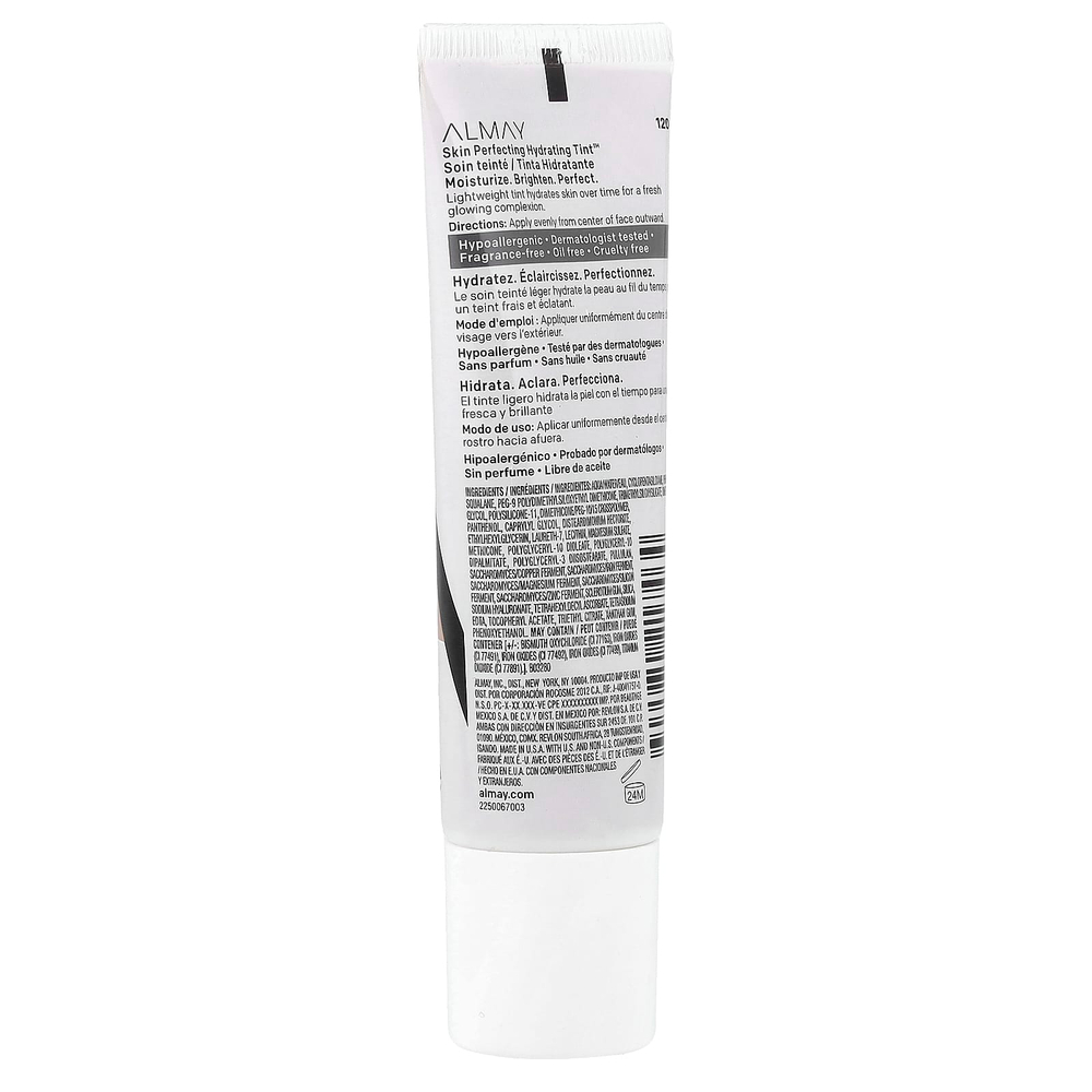 Almay, Skin Perfecting Hydrating Tint™, оттенок 120 бежевый, 28 мл (0,94 жидк. унции)