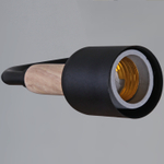 10070-0.3-06 BK+WOOD светильник потолочный Reluce, E27х6