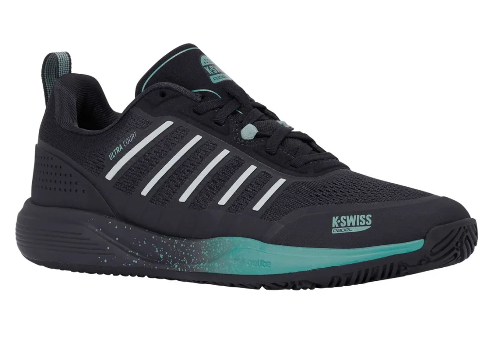 Мужские кроссовки для Padel K-Swiss Ultra Court Padel - carbon/blanc de blanc/baltic