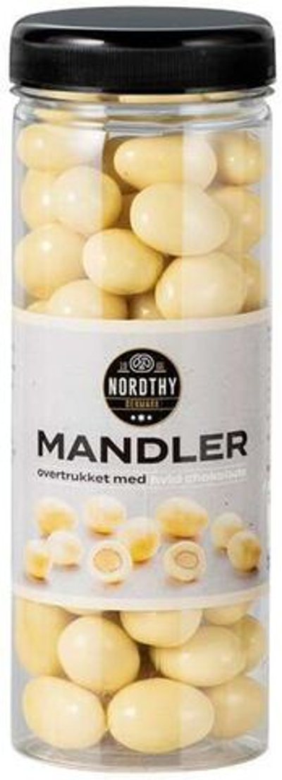 Миндаль в белом шоколаде Nordthy Almonds, 325 г (Дания)