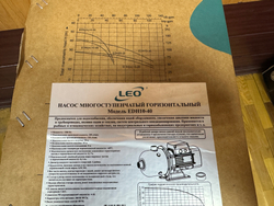Насос LEO модель EDH10-40 (380 В)