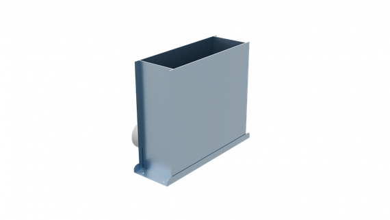 Flexag PFP-300x103/90x3 пленум напольный, 400x100, на 3 выxода