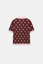 ВЯЗАНЫЙ КАРДИГАН С СЕРДЦАМИ — ZARA