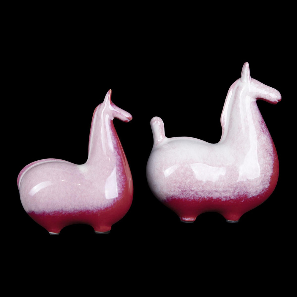 Набор из 2 статуэток Loft it Horse 10283 Red (2 pcs)