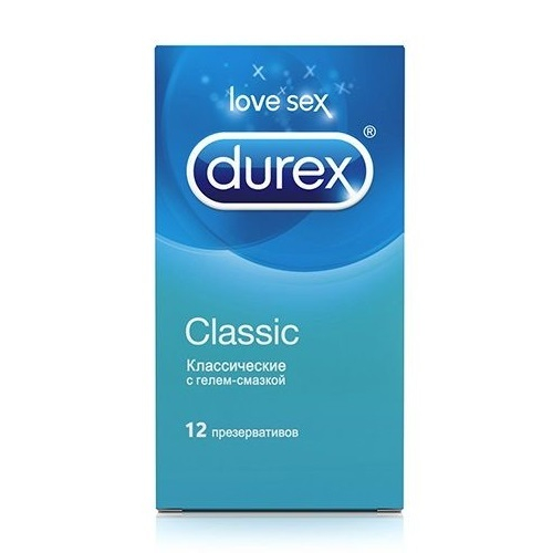 Классические презервативы Durex Classic 12шт