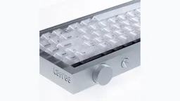 Lofree Hyzen67 Silver — прозрачные клавиши и детали алюминиевого корпуса