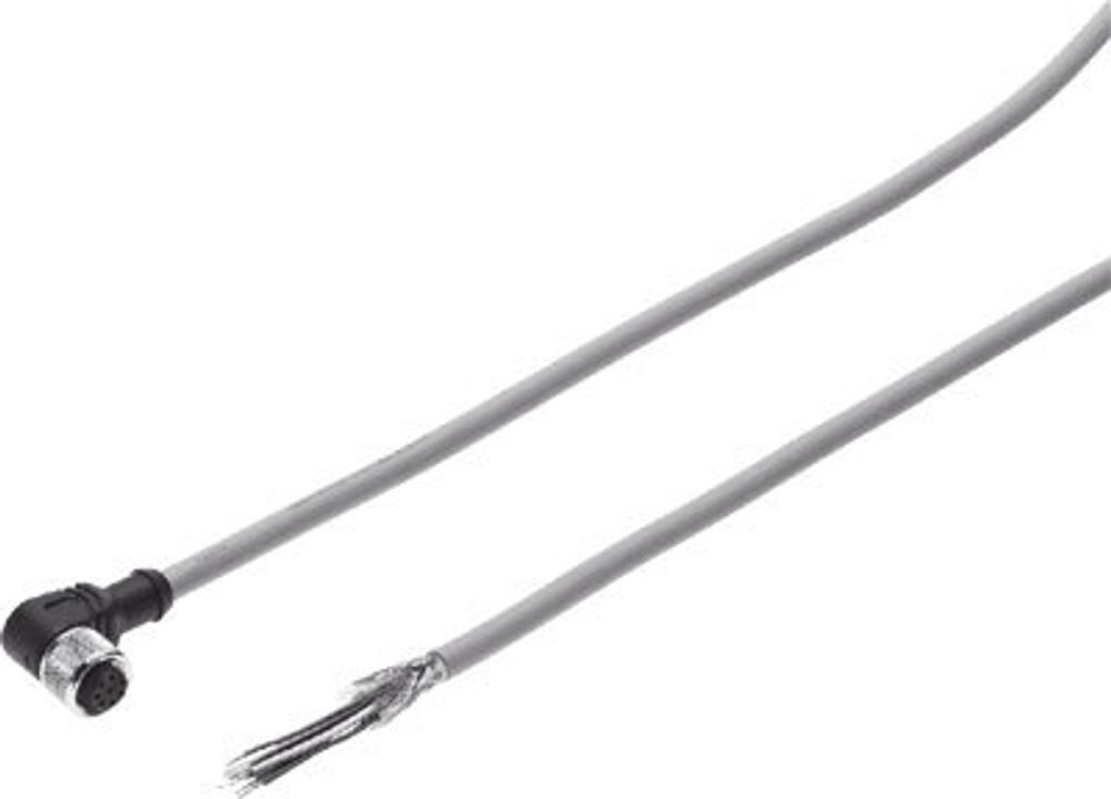 NEBU-M12W8-K-5-N-LE8 Штекерная розетка с кабелем