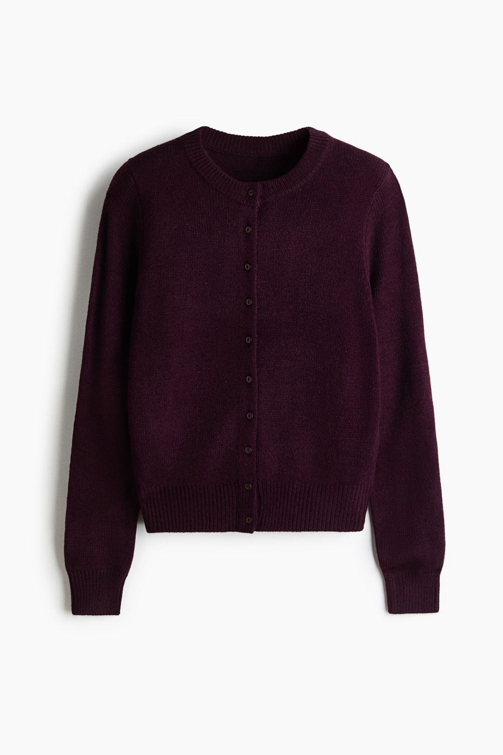 Текстурный трикотажный кардиган — длинные рукава - H&M