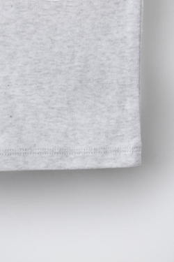 ZARA ТОП АСИММЕТРИЧНОГО КРОЯ С ПРЯЖКАМИ, СЕРЫЙ МЕЛАНЖ