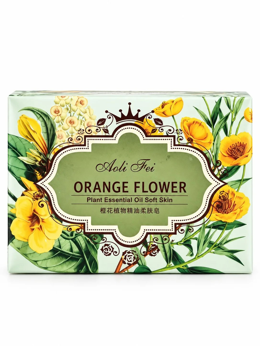 Мыло туалетное с маслом цветков апельсина AOLI FEI Orange Flower Plant Essential Oil 120 гр