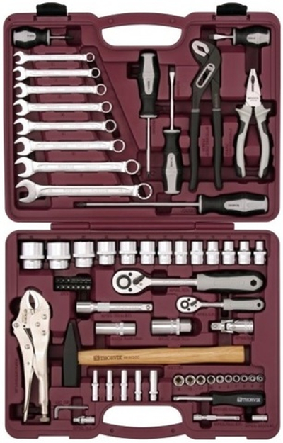 Набор инструмента Thorvik  72 предмета 1/4", 1/2"DR UTS0072