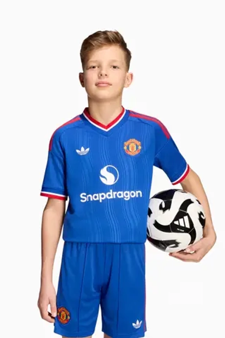 Футболка adidas Originals Manchester United 26/27 Away Junior - синий