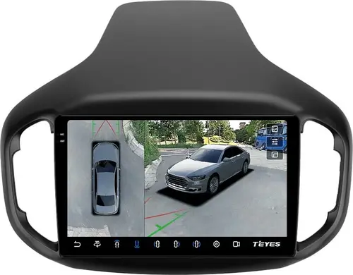 Магнитола для Chery Tiggo 7 2016-2020 - Teyes CC3-2K-360 на Android 10, Быстрая, 2K QLED, CarPlay, 4G SIM-слот, 4 камеры в комплекте