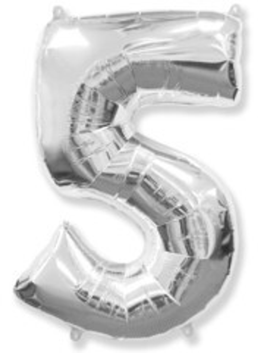 Ф ЦИФРА 5  40" Silver Серебро