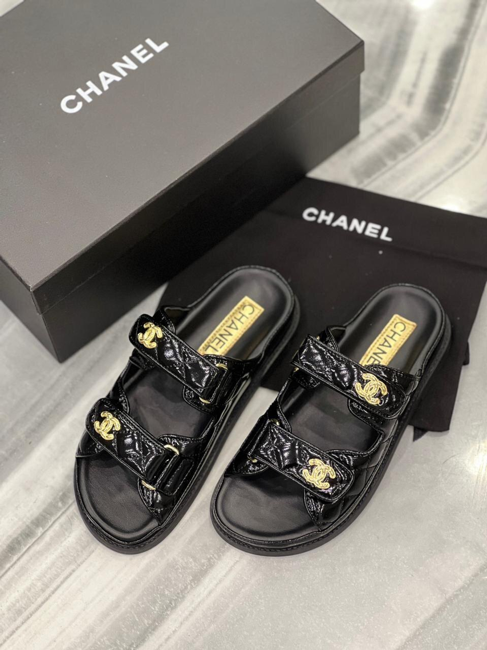 Шлепанцы CHANEL