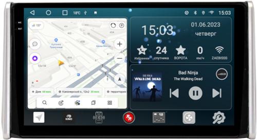 Магнитола для Toyota RAV4 5 2019-2022 (Китай) - RedPower 518 Android 10, Быстрая, QLED+2K, CarPlay, SIM-слот