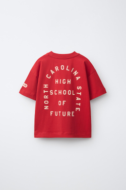 ZARA ФУТБОЛКА JOGGING, КРАСНЫЙ