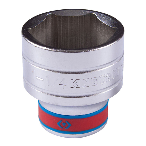 KING TONY (433540S) Головка торцевая стандартная шестигранная 1/2", дюймовая 1-1/4"