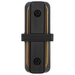 Коннектор питания ЭРА TR-1PA-IC BK для однофазного шинопровода прямой черный | Однофазный шинопровод и аксессуары
