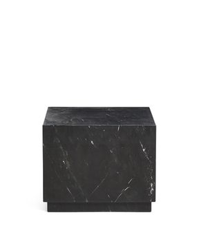 Журнальный столик Sorein из черного мрамора 50 x 50 см