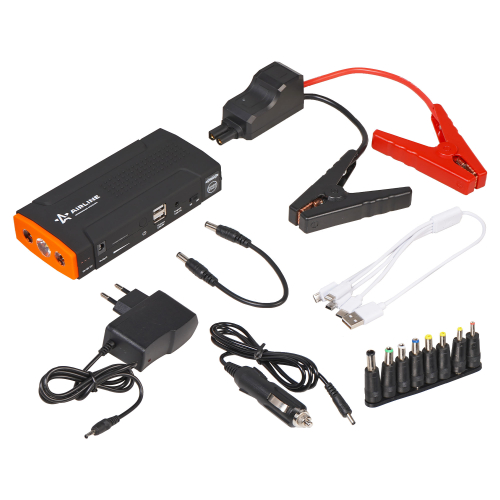 Аккумулятор внешний 13800 мАч 2 USB 5В 2A фонарь пуск двс Airline jumper starter