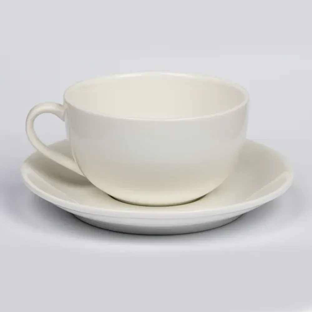 Чайная пара 300 мл белая d 10,5 см h6 см фарфор P.L. Proff Cuisine [4]