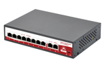 Коммутатор Sarmatt SR-PS0821GBL PoE, 10 LAN-портов, 2 uplink, 8 PoE-портов