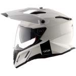 Шлем AXOR X-CROSS DUAL VISOR SC, с визором, цвет белый (L)