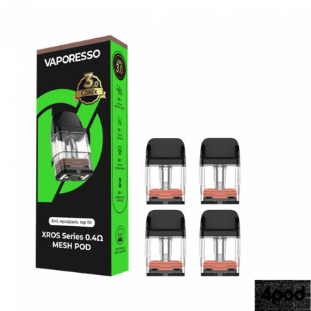 Картриджи Vaporesso Xros Corex 3 3мл 0,4 Ом (4шт в пачке)