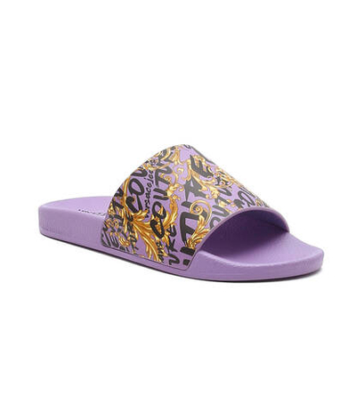 шлепанцы Versace Jeans Couture - фиолетовый(73VA3SQ3ZS360)