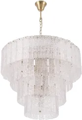 Подвесная люстра RICARDO RICARDO SP14 BRASS Crystal Lux