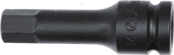Бита ударная длинная 1/2" 19мм, 84016-3M19, Hans