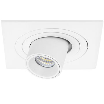 Комплект из светильника и рамки 7W 3000K i516162 белый InteroBall Lightstar