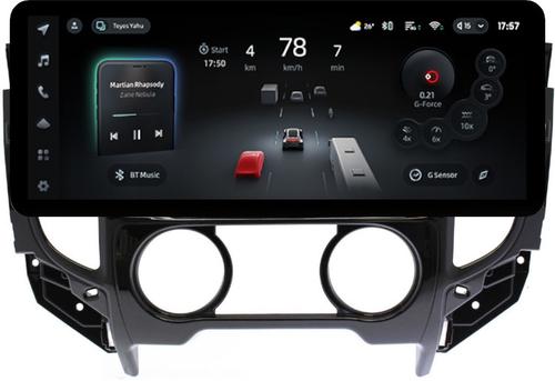 Магнитола для Mitsubishi L200 5 2015-2024 (кондиционер), FIAT Fullback - Teyes CC4PRO монитор 12.3" 2K QLED + рамка 9, Android 13, Быстрейшая, Snapdragon 778G, ИИ, CarPlay, DSP, 4G SIM-слот