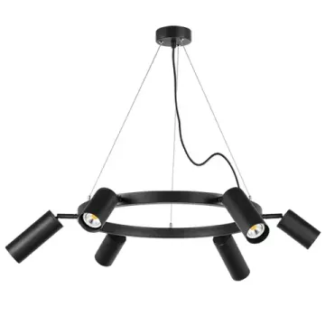 Люстра подвесная 6*GU10 LR016373873 черный Rullo Lightstar