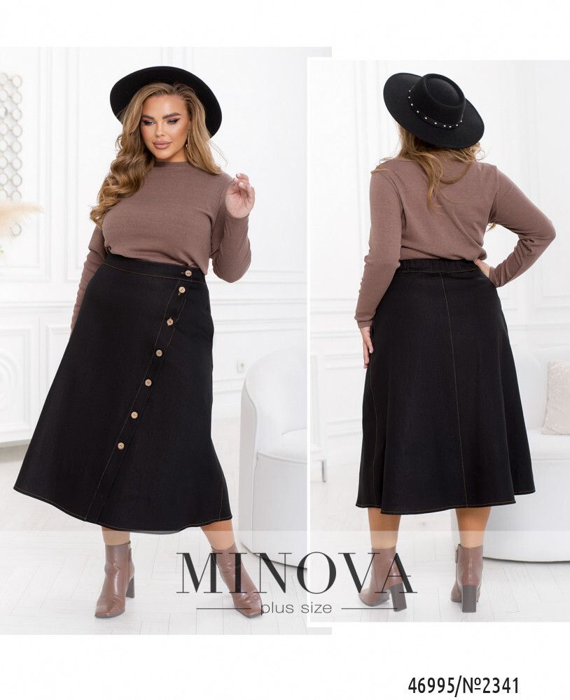Юбка 2341-черный Minova Юбка 2341-черный Minova