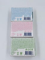 Набор крем-мыла Beauty Cream Bar 3в1, 3 вида (зеленое, голубое, розовое), 270 г (Германия)