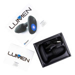 Интерактивная анальная вибропробка 3,3см Kiiroo OhMiBod Lumen Silicone Rechargeable App Enabled Butt Plug