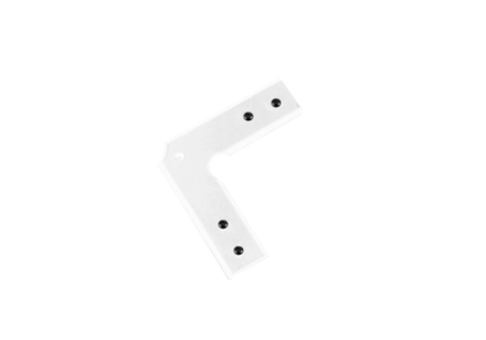 L-образный соединитель 90" для трекового шинопровода,  белый