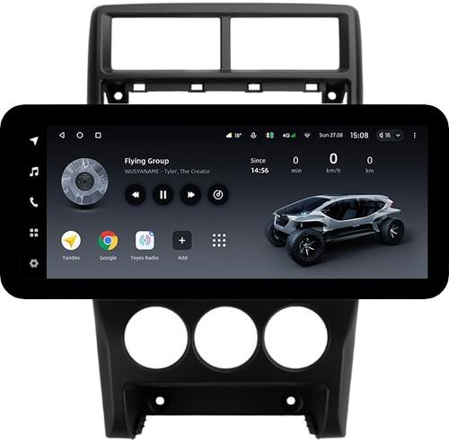 Магнитола для Lada Priora 2013-2018 (рамка тип 3) - Teyes LUX ONE ROUND монитор 12.3" 2K QLED на Android 10, Быстрая, CarPlay, 4G SIM-слот