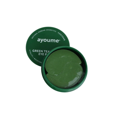 Патчи против отечности с алое и зеленым чаем AYOUME "GREEN TEA-ALOE" 60 шт