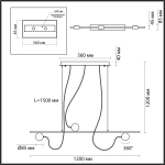 Подвесной светодиодный светильник Odeon Light NERA 6600/21L