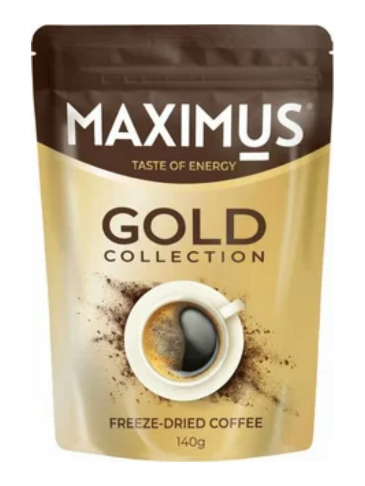 Кофе растворимый Maximus Gold 140 г