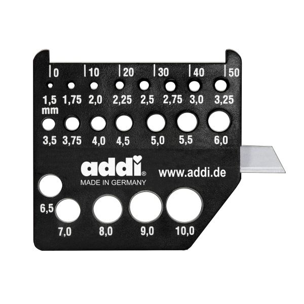 Измеритель спиц с ножом Addi