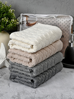 HAV00252 Набор полотенец для лица PIERRE CARDIN HOME из 4пр MAJESTY 50х90