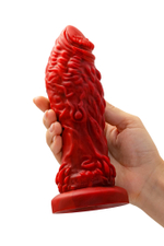 Вибратор Black&Red Monster Docus красный 20 см