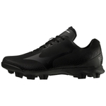 Mizuno Wave Lightrevo Low Top Upper Height Baseball Shoes Men"s Black