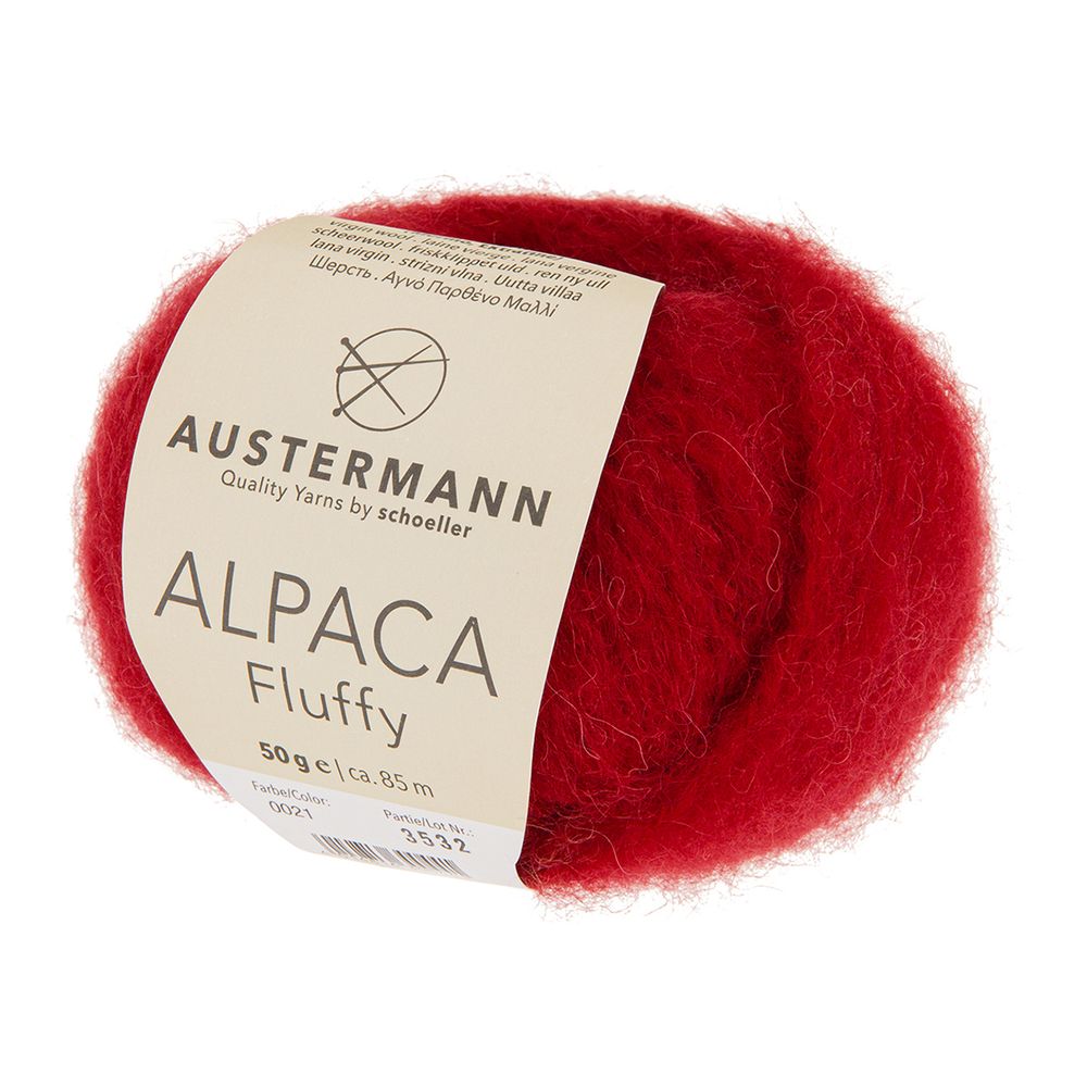 Пряжа Austermann (Аустерманн) Alpaca Fluffy / уп.10 мот. по 50 г, 85 м, 12021 Пряжа Austermann (Аустерманн) Alpaca Fluffy / уп.10 мот. по 50 г, 85 м, 12021