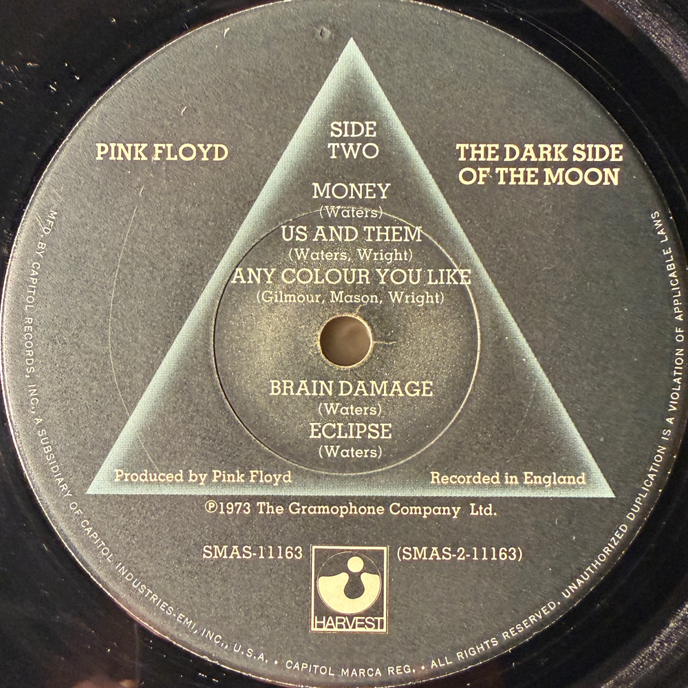 Pink Floyd – The Dark Side Of The Moon (США 1975г.) Т