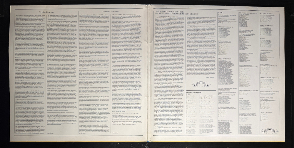 Малер - Симфония №8 2LP (Германия 1978г.)